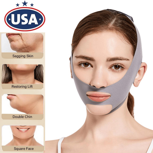 Adjustable chin strap jawline - adjustable,